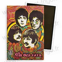 Aimant rétro Beatles psychédélique
