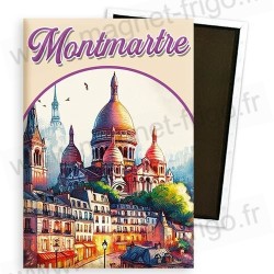 Aimant Frigo Souvenir Lac D'Annecy France - Décoration Magnétique Avec Monuments, Dimensions 7x6 Cm - Idéal Cadeau Voyage