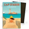 Magnet frigo Cap d'Agde