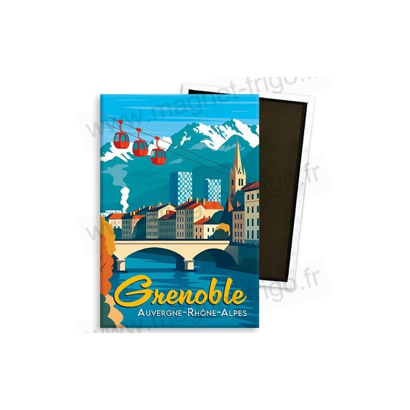 Aimant frigo souvenir Grenoble