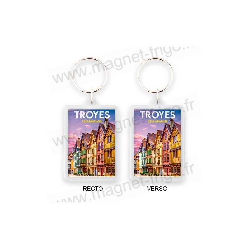 Porte-clés souvenir Troyes