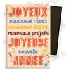 Magnet Joyeuse Nouvelle Année
