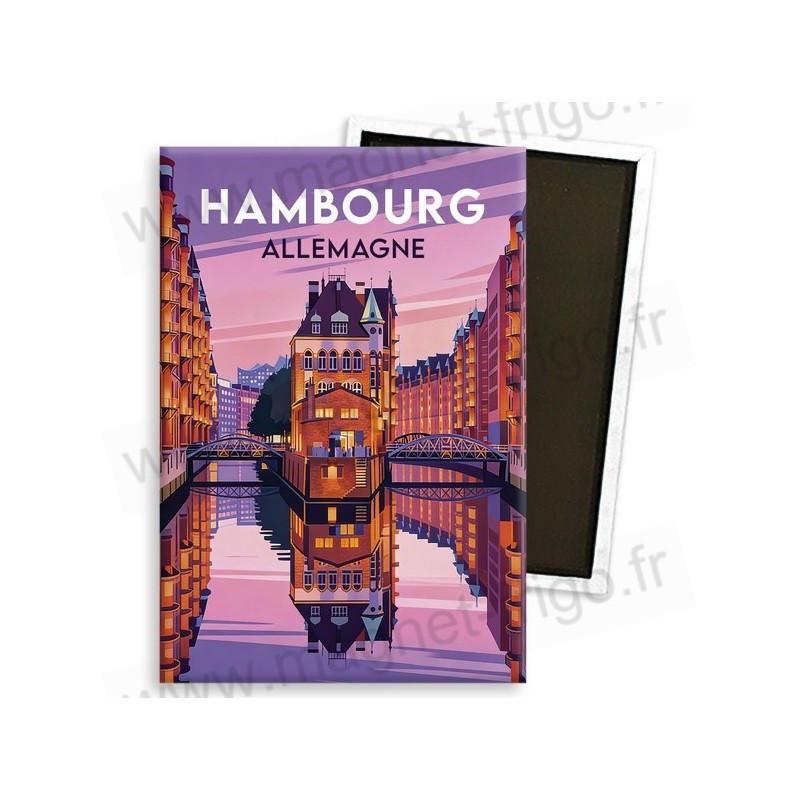 Magnet souvenir Hambourg