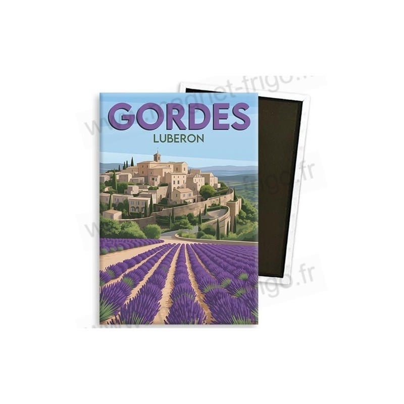 Aimant souvenir Gordes -Luberon