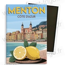 Aimant de frigo Menton - French Riviera