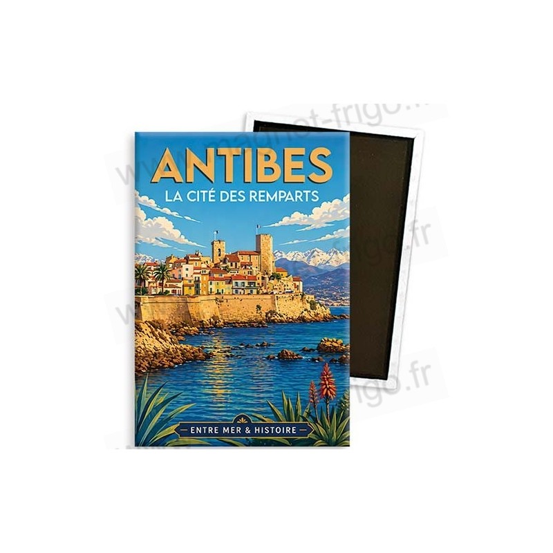 Aimant décoratif Antibes - La Cité des remparts