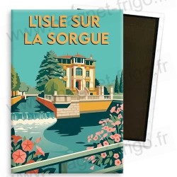 Magnet souvenir l'Isle sur la Sorgue