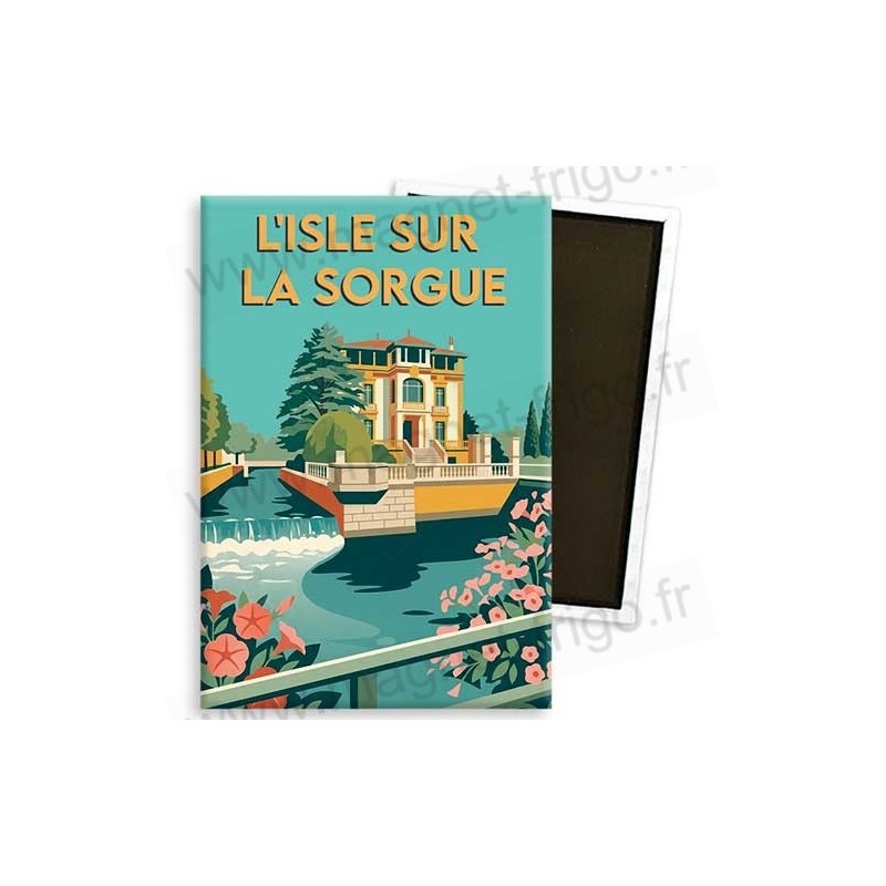 Magnet souvenir l'Isle sur la Sorgue