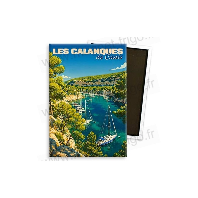 Magnet frigo Les Calanques de Cassis