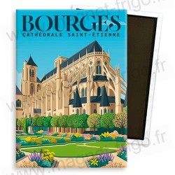 Magnet frigo Bourges - Cathédrale