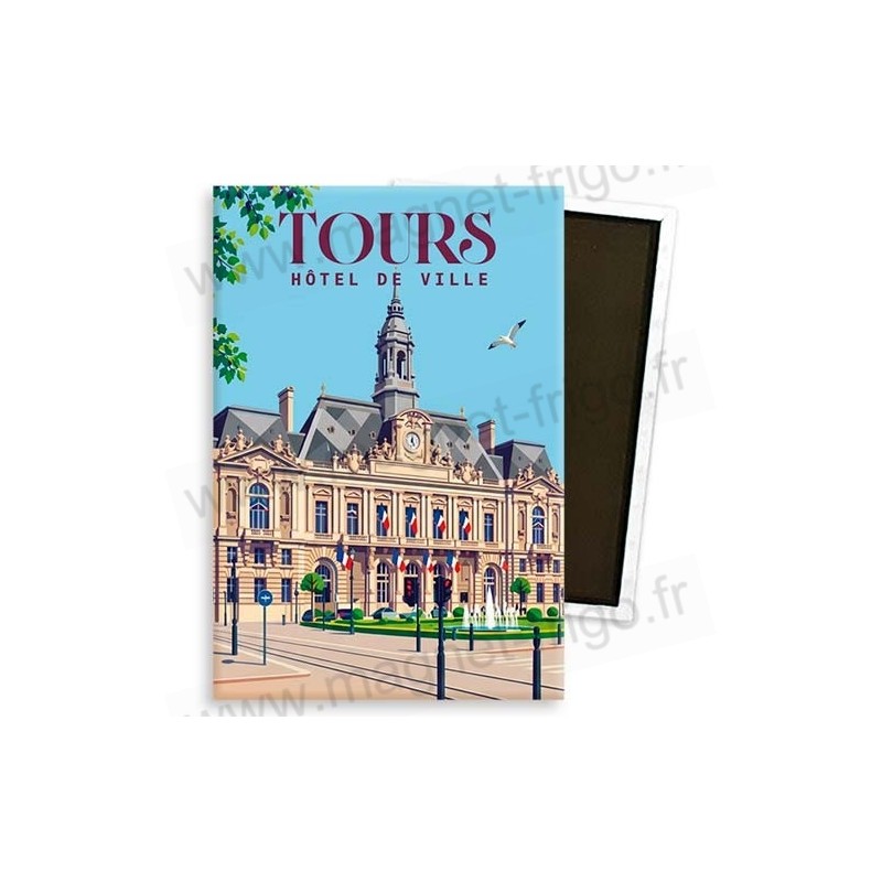 Magnet frigo Tours - Hôtel de Ville