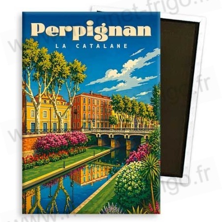 Aimant décoratif Perpignan La Catalane