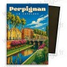 Aimant décoratif Perpignan La Catalane