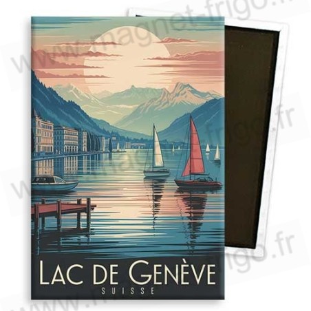 Aimant souvenir Lac de Genève