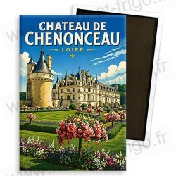 Magnet souvenir Châteaux de Chenonceau